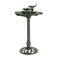 Lotus bird bath Dark Green