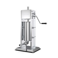 Kitchee 5L Manual Vertical Sausage Filler - Stainless Stuffer Meat Press Machine
