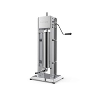 Kitchee 7L Manual Vertical Sausage Filler - Stainless Stuffer Meat Press Machine