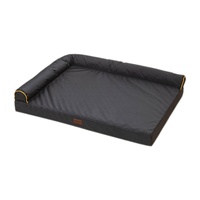 Rooster Farms Supportive Dog Bed XL Grey - Egg Crate Foam Waterproof Mattress