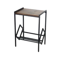 Social Hike Turntable Player Stand & Vinyl LP Record Album Storage - Black