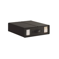 1x Kitchee Foldable Bed Sheet Storage Box - Linen and Closet Organiser Black