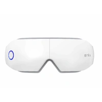 Orku Rechargeable Eye Massager - Heat Compression Vibration Bluetooth White