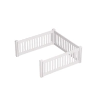 Rooster Farms 0.95m PVC Dog Play Pen Extension for Whelping Box 3 Side Enclosure