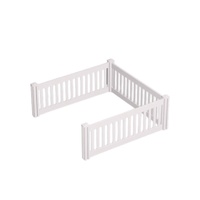 Rooster Farms PVC Dog Play Pen Extension for Whelping Box - 1.48m x 1.48m x 0.48m