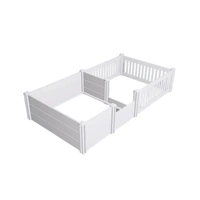Rooster Farms 2.3m x 1.15m PVC Dog Whelping Box + Playpen Kit - Anti-Crush Rail