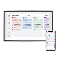 Kitchee 15.6" Digital Calendar Smart Family Planner - 39.5cm Touchscreen Black