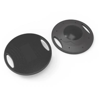 Social Hike Balance Board Wobble Non-Slip Round Exercise Trainer 41cm Black