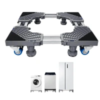 Tooleroo Washing Machine Stand - 200Kg Adjustable Wheeled Fridge Appliance Base