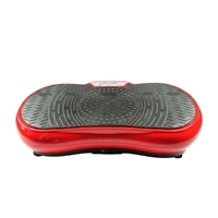 Social Hike Vibration Plate Exercise Platform - Vibrating Workout Machine Red