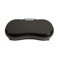 Social Hike Vibration Plate Exercise Platform - Vibrating Workout Machine Black