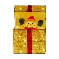 Christabelle Animated Snowman Gift Box Led Christmas Tree Decoration Ornaments