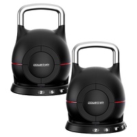 Powertrain 40kg Adjustable Kettlebell One Hand Adjustment Weight Set