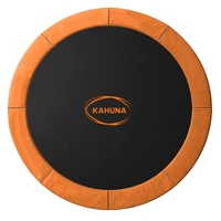 Kahuna 8ft Replacement Trampoline Safety Pad Cover and Jumping Spring Mat - Orange