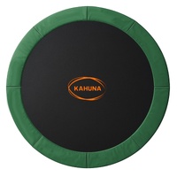 Kahuna 12ft Replacement Trampoline Safety Pad Cover and Jumping Spring Mat - Green