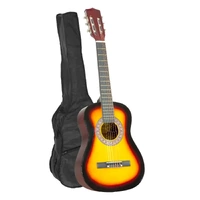 Karrera 34in Wooden Acoustic Childrens Guitar - Sunburst