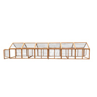 YES4PETS 5 M Large Chicken Coop Run Guinea Pig Cage Villa Extension Rabbit Hutch House Pen