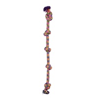 YES4PETS 2 x Dog Toy Tug-of-War Knotted Cotton Rope Pet Toy Long Chew Rope Play Dental