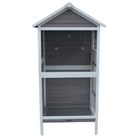 YES4PETS Wooden XL Pet Cages Aviary Carrier Travel Canary Parrot Bird Cage