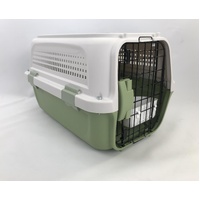 YES4PETS Small Dog Cat Rabbit Crate Pet Kitten Carrier Parrot Cage Green