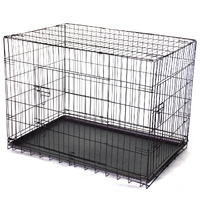 YES4PETS 36' Collapsible Metal Dog Cat Puppy Crate Cage Cat Rabbit Carrier