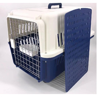 YES4PETS XL Dog Puppy Cat Crate Pet Rabbit Parrot Airline Carrier Cage W Bowl Tray & Wheel  72x53x53cm