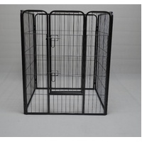 YES4PETS 4 Panels 100 cm Pet Dog Cat Puppy Rabbit Exercise Playpen Fence w Door