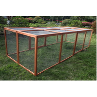 YES4PETS XXL Chicken Coop Run Guinea Pig Cat Cage Villa Extension Rabbit Hutch House Pen