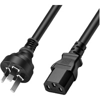 3 Prong Australia Plug 18 AWG Power Cord 1.5M