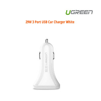 Ugreen 29W 3 Port USB Car Charger White ACBUGN40285