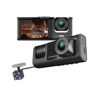 BDI C309 3-Camera 1080P Front & 720P Inside 2 Inch Screen + 480P Back Dash Cam