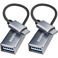 BENFEI 262GY-2P USB 3.0 USB-C to USB-A Adapter (2-pack)