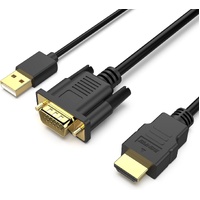 BENFEI 324BK VGA to HDMI Cable with Audio, 1080P Uni-Directional 1.8M