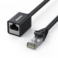 BENFEI 435BK-3M RJ45 Extension Male/Female Patch cords Cat6 1000Mbps 3M