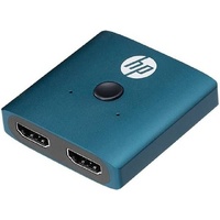 HP DHC-HD01V 4K Professional Dual Port HDMI Switch Hub for PC / TV / Monitor