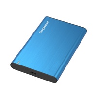 Simplecom SE221 Aluminium 2.5'' SATA HDD/SSD to USB 3.1 Enclosure Blue