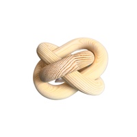 Wooden Knot Link Décor - Natural