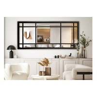 Window Style Mirror Full Length - Black 80 CM x 180 CM