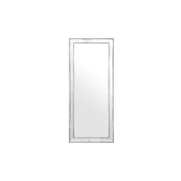 Medium Silver Beaded Framed Mirror - 70cm x 170cm