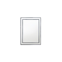 Black Beaded Framed Mirror - Rectangle 80cm x 110cm