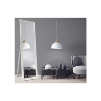 French Provincial Ornate Mirror - White - Free Standing 50cm x 170cm