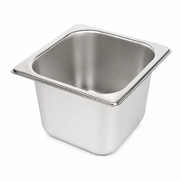 Commercial Stainless Steel GN 1/6 150mm Deep Gastronorm Bain Marie Buffet Steam Table Food Pan