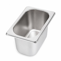 Commercial Stainless Steel GN 1/9 100mm Deep Gastronorm Bain Marie Buffet Steam Table Food Pan