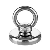Heavy Duty Magnetic Hooks 30KG Countersunk Hole Eyebolt Kitchen, Office and Garage