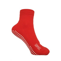 Gripperz Maxi Hospital Non Slip Socks, Diabetic Safe - X Large / Red