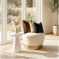 Interior Ave - Chateau Swivel Accent Chair - Vanilla Oat