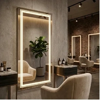 Interior Ave - 100 x 60cm Rectangle Frameless LED Bathroom Mirror