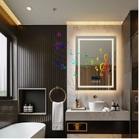 Interior Ave - 60 x 80cm Rectangle Frameless LED Bathroom Mirror – Bluetooth