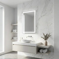 Interior Ave - 70 x 90cm Rectangle Frameless LED Bathroom Mirror