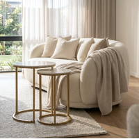Interior Ave - Diva Gold Nested Side Table Set